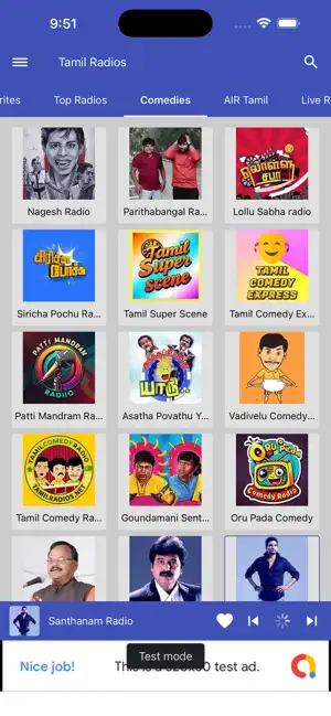 Tamilradios.net Tamil radio app on iPhone – live FM stations list